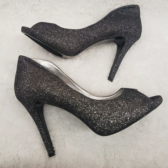 Caparros NEO Platform Open Toe Shoes Black Sz 10 - Picture 4 of 8